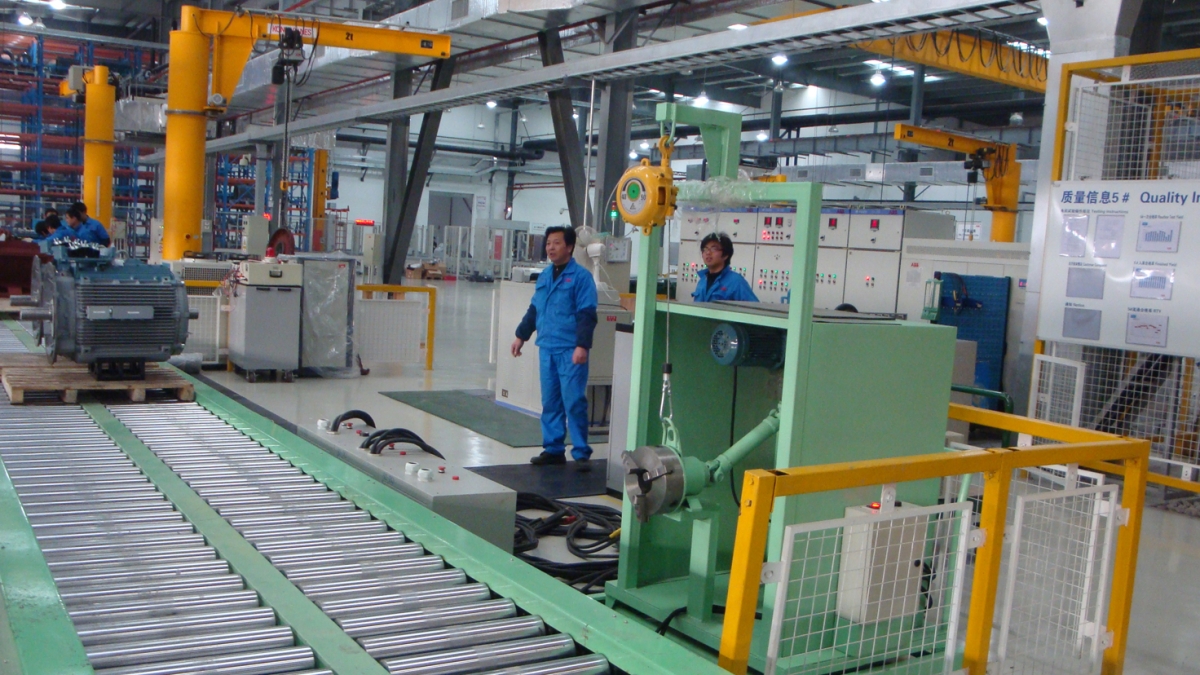 上海ABB電機(jī)有限公司電機(jī)試驗站